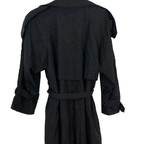 Marks & Spencer Black Trench Coat - Picture 8 of 8